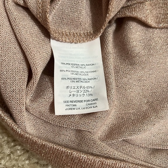 Jcrew sparkle pink sweater Size L - Picture 4 of 5